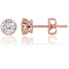 Diamond Sky Jewelry Auksiniai auskarai-vinukai su cirkoniais „Naujoji klasika VIII“