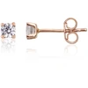 Diamond Sky Jewelry Auksiniai auskarai-vinukai su cirkoniais „Naujoji Klasika XI“