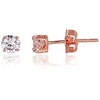Diamond Sky Jewelry Auksiniai auskarai-vinukai su cirkoniais „Juno Gold“