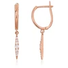 Diamond Sky Jewelry Auksiniai auskarai su cirkoniais „Alectrona III“