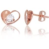 Diamond Sky Jewelry Auksiniai auskarai-vinukai su cirkoniais „Amor II“