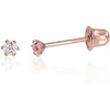 Diamond Sky Jewelry Auksiniai auskarai su cirkoniais „Juno Gold X“