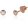 Diamond Sky Jewelry Auksiniai auskarai su deimantais „Klasika II“