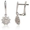 Diamond Sky Jewelry Auksiniai auskarai su deimantais „Deimantų Gėlė“