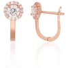 Diamond Sky Jewelry Auksiniai auskarai su cirkoniais „Juno Gold V“