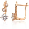 Diamond Sky Jewelry Auksiniai auskarai su cirkoniais „Juno Gold XXXI“