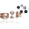 Diamond Sky Jewelry Auksiniai auskarai-vinukai su deimantais „Melisandra III“