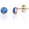 Diamond Sky Jewelry Auksiniai auskarai-vinukai su opalitu „Kaili“