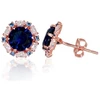 Diamond Sky Jewelry Auksiniai auskarai-vinukai su cirkoniais „Andromeda II“