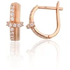 Diamond Sky Jewelry Auksiniai auskarai su cirkoniais „X Factor V“