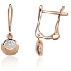Diamond Sky Jewelry Auksiniai auskarai su deimantais „Klasika III“