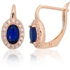 Diamond Sky Jewelry Auksiniai auskarai su cirkoniais „Ferro XI“
