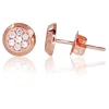 Diamond Sky Jewelry Auksiniai auskarai-vinukai su cirkoniais „Indira“