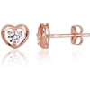 Diamond Sky Jewelry Auksiniai auskarai-vinukai su cirkoniais „Amor IV“