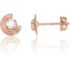 Diamond Sky Jewelry Auksiniai auskarai-vinukai su cirkoniais „Auksinė Orbita“