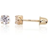 Diamond Sky Jewelry Auksiniai auskarai-vinukai su cirkoniais „Juno Gold III“