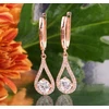 Diamond Sky Jewelry Auksiniai auskarai su cirkoniais „Vienna“