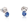 Diamond Sky Jewelry Auksiniai auskarai-vinukai su deimantais ir safyrais „Notika II“