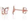 Diamond Sky Jewelry Auksiniai auskarai su cirkoniais „Auksinis Drugelis“