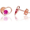 Diamond Sky Jewelry Auksiniai auskarai-vinukai su cirkoniais „Amor V“