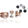 Diamond Sky Jewelry Auksiniai auskarai su deimantais „Melisandra III“