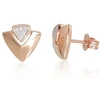 Diamond Sky Jewelry Auksiniai auskarai-vinukai su deimantais „Melisandra III“
