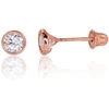 Diamond Sky Jewelry Auksiniai auskarai-vinukai su cirkoniais „Žiežirba II“