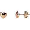 Diamond Sky Jewelry Auksiniai auskarai-vinukai „Two Hearts“