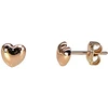 Diamond Sky Jewelry Auksiniai auskarai-vinukai „Two Hearts“