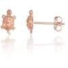 Diamond Sky Jewelry Auksiniai auskarai-vinukai „Vėžliukas“
