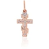 Diamond Sky Jewelry Auksinis kryželis „Išgelbėk ir Apsaugok VI“