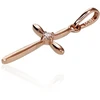 Diamond Sky Jewelry Auksinis kryželis su cirkoniais „Klasika XXV“
