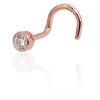 Diamond Sky Jewelry Auksinis nosies auskaras su cirkoniais „Junona II“