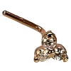 Diamond Sky Jewelry Auksinis nosies auskaras su cirkoniais „Scarlet Flower“