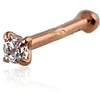 Diamond Sky Jewelry Auksinis nosies auskaras su cirkoniais „Junona III“