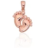 Diamond Sky Jewelry Auksinis pakabukas „Pėdsakai smėlyje VIII“