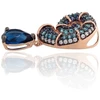 Diamond Sky Jewelry Auksinis pakabukas su cirkoniais „Ocean Spiral“