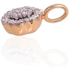 Diamond Sky Jewelry Auksinis pakabukas su deimantais „Deimantų Gėlė“