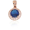 Diamond Sky Jewelry Auksinis pakabukas su cirkoniais „Širdys ir Strėlės“