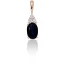Diamond Sky Jewelry Auksinis pakabukas su deimantais ir safyrais „Constancia V“