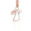 Diamond Sky Jewelry Auksinis pakabukas su cirkoniais „Angelas XX“