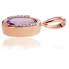 Diamond Sky Jewelry Auksinis pakabukas su deimantais ir ametistais „Femme Fatale II“