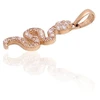 Diamond Sky Jewelry Auksinis pakabukas su cirkoniais „Gyvatė III“