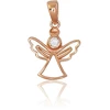 Diamond Sky Jewelry Auksinis pakabukas su cirkoniais „Angelas“