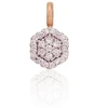 Diamond Sky Jewelry Auksinis pakabukas su deimantais „Deimantų Gėlė“