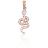 Diamond Sky Jewelry Auksinis pakabukas su cirkoniais „Gyvatė III“