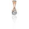 Diamond Sky Jewelry Auksinis pakabukas su cirkoniais „Juno XI“