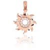 Diamond Sky Jewelry Auksinis pakabukas su cirkoniais „Auksinė Saulė XXIII“