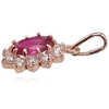 Diamond Sky Jewelry Auksinis pakabukas su cirkoniais „Ferro (Fuchsia)“