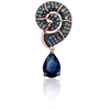 Diamond Sky Jewelry Auksinis pakabukas su cirkoniais „Ocean Spiral“